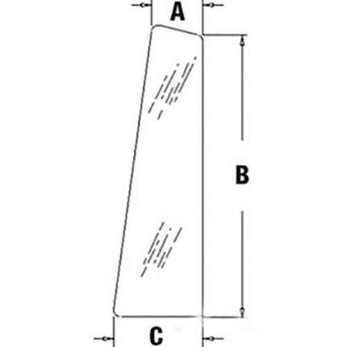 150569 | Cab Glass - Rear Quarter | Right Hand or Left Hand | Case 580C 580C |  | CG6124
