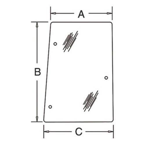 112617 | Cab Glass - Rear Right Hand Window | Case IH CX50 CX60 CX70 CX80 CX90 CX100 MX80C MX90C MX100 MX100C MX110 MX120 MX135 MX150 MX170 | McCormick CX50 CX60 CX70 CX75 CX80 CX85 CX90 CX95 CX100 CX105 MC80 MC90 MC95 |  | 192002A3 | 192002A3 | 192002A2