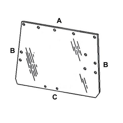 108917 | Cab Glass - Rear Window | John Deere 1640 2040 2040S 2140 2250 2450 2650 2850 3040 3050 3140 3350 3640 3650 4040 4040S 4050 4055 4240 4240S 4250 4255 4350 4450 4455 4650 4850 |  | L36606 | L39247