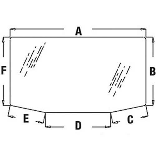 113644 | Cab Glass - Rear Window | Tinted | John Deere 7720 7820 7920 8100 8100T 8110 8120 8120T 8200 8200T 8210 8210T 8220 8220T 8300 8300T 8310 8310T 8320 8320T 8400 8400T 8410 8410T 8420 8420T 8520 8520T 9100 9120 9200 9220 9300 9300 |  | R127903