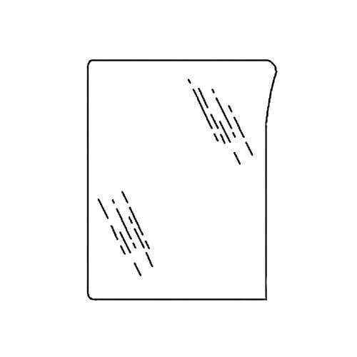 113018 | Cab Glass - Right Hand Lower Windshield | John Deere 6110 6200 6210 6300 6310 6400 6410 6410 6506 6510 6600 6610 6800 6810 6900 6910 6910S |  | L78534