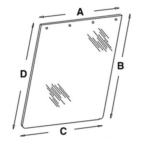 Cab Glass - Right Hand or Left Hand Side Window fits Allis Chalmers 7000 7010 7020 7045 8550 7060 7080 7580 70591658 Cab Glass - Right Hand or Left Hand Side Window fits Allis Chalmers 7000 7010 7020 7045 8550 7060 7080 7580 70591658