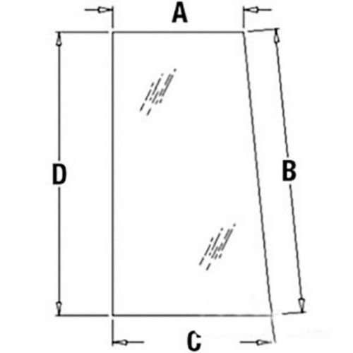Cab Glass - Side Rear Left Hand / Rear Right Hand fits John Deere 300 300D 310D 510 315 300 300D 310 310D 315 315D 410 410D 510 510D 710 710D AT139793 Cab Glass - Side Rear Left Hand / Rear Right Hand fits John Deere 300 300D 310D 510 315 300 300D 310 310D 315 315D 410 410D 510 510D 710 710D AT139793