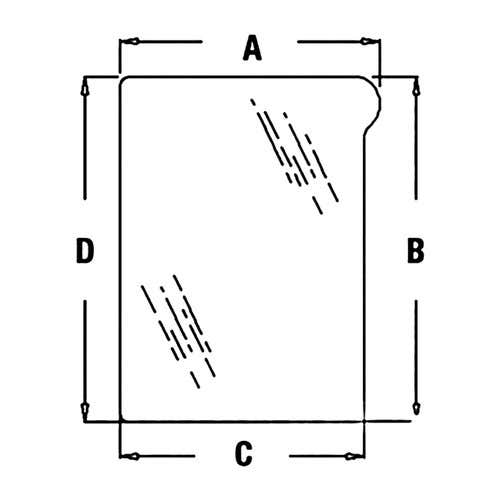 150597 | Cab Glass - Windshield | Lower | Right Hand | John Deere 6105M 6115M 6120 6125M 6140M 6150M 6155J 6170M 6215 6220 6230 6320 6330 6415 6420 6430 6615 6715 7130 7230 7330 |  | L151753 | L171334