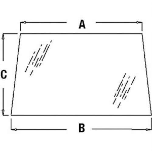113078 | Cab Glass - Windshield | John Deere 7200 7210 7400 7410 7510 7600 7610 7700 7710 7800 7810 |  | R96187