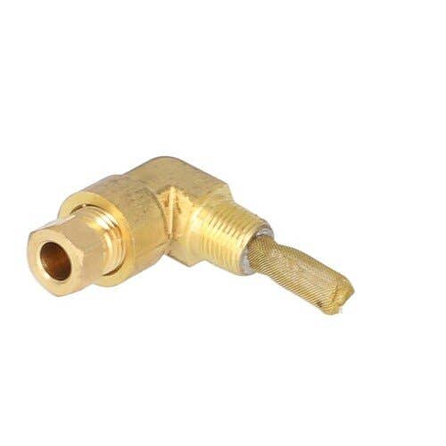 113656 | Carburetor Fuel Inlet Elbow | 1/4" - Zenith Carburetor | International | Farmall | IH A B C Cub 154 Cub 184 Cub 185 Super A Super C 100 130 140 140 200 230 240 240 330 340 340 404 444 444 504 2444 2444 2444 3514 3514 |  | 354827R91 | 53796D