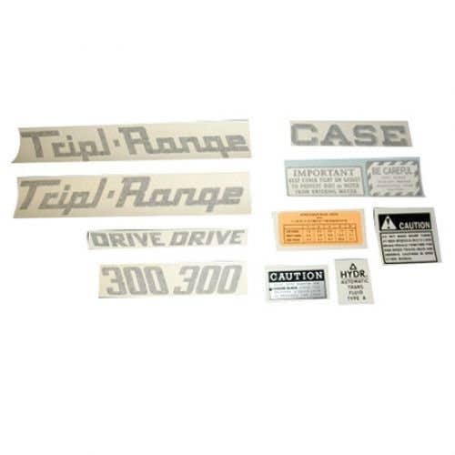100386 | Case 300 Decal Set | Tripl Range | Vinyl | Case 300 |