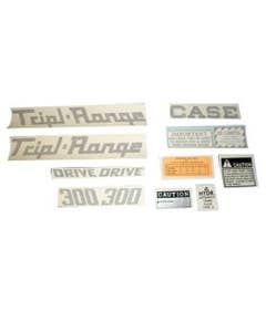 100386 | Case 300 Decal Set | Tripl Range | Vinyl | Case 300 |