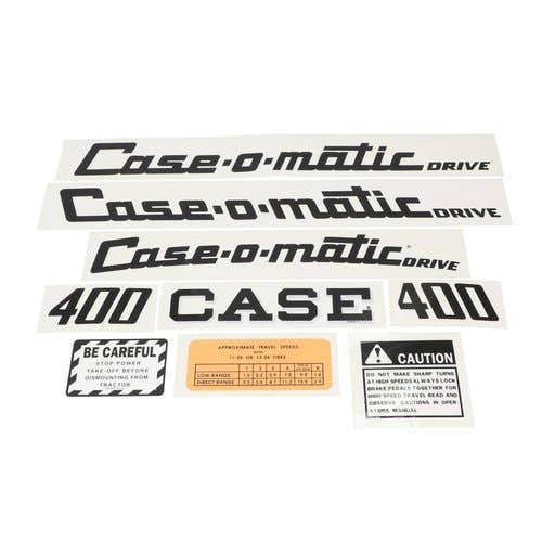 400 Decal Set Case-O-Matic Mylar fits Case 400 400 Decal Set Case-O-Matic Mylar fits Case 400