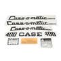 183512 | Case 400 Decal Set | Case-O-Matic | Mylar | Case 400 | 183512 | Case 400 Decal Set | Case-O-Matic | Mylar | Case 400 |