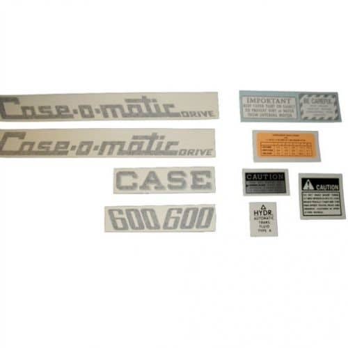 100390 | Case Decal Set | 600 | Vinyl | Case 600 |