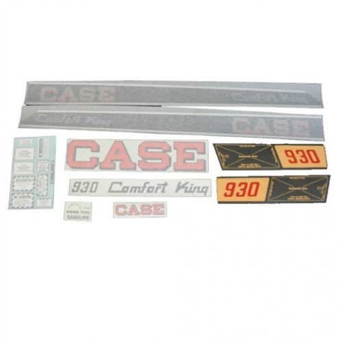 Decal Set 930 Diesel 6 sp CK with Screen Vinyl fits Case 930 Decal Set 930 Diesel 6 sp CK with Screen Vinyl fits Case 930