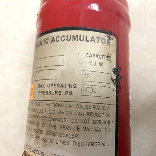 409180 | Hydraulic Accumulator | Case IH 2388 |  | 1541941C1, 87746954