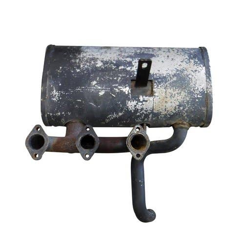 453054 | Muffler / Exhaust Manifold Assembly | Case IH D25 D29 DX25 DX29 | New Holland TC25 TC25D TC29 TC29D 1530 1630 1725 1925 |  | 86549918 | 86549918 | 86535885