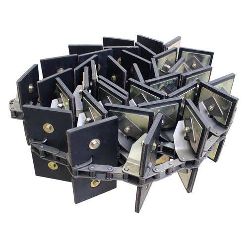 Clean Grain Elevator Chain with Paddles fits Case IH AFX8010 7010 7120 7230 8010 8120 8230 9120 9230 87281911 Clean Grain Elevator Chain with Paddles fits Case IH AFX8010 7010 7120 7230 8010 8120 8230 9120 9230 87281911