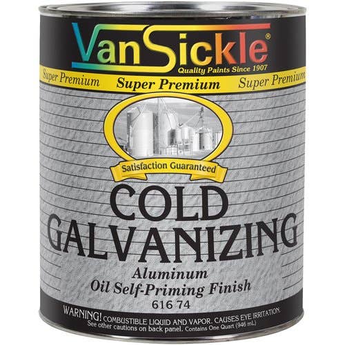 100257 | Cold Galvanizing Aluminum Tractor Paint | Quart |
