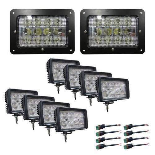 169389 | Complete LED Conversion Light Kit | Case IH 9110 9130 9150 9170 9180 9210 9230 9240 9260 9270 9280 9310 9330 9350 9370 9380 9390 | Steiger BEARCAT 1000 COUGAR 1000 CR1225 CR1280 KR1225 KR1280 |  | 60-6730T91 | 60-6731T1 | 20-1730T91 | 20-1730T91