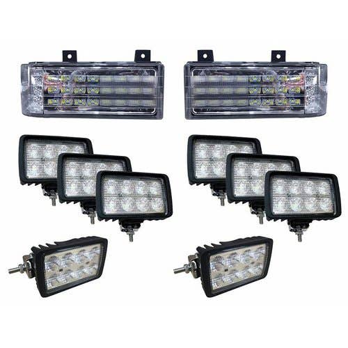169619 | Complete LED Conversion Light Kit | Ford 8670 8770 8870 8970 | New Holland 8670 8670A 8770 8770A 8870 8870A 8970 |  | 86514348 | 86514348 | 86514347 | 9846126 | 86514346 | 9824851 | 9846126 | 9846125 | 9824851 | 9846121 | 86514346 | 9846126