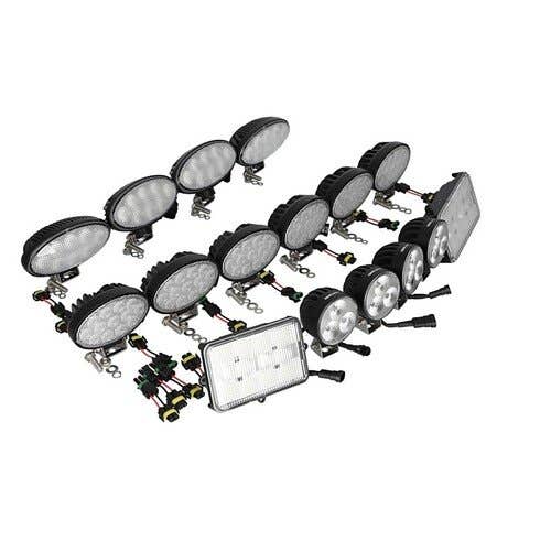 169397 | Complete LED Conversion Light Kit | John Deere S550 S560 S660 S670 S670HM S680 S680HM S690 S690HM S760 S770 S780 |  | RE269640 | AXE20661 | AH159332 | AH159333 | AH207788 | RE269638 | RE331643 | RE573609 | AL207359 | AXE10038 | AH128328