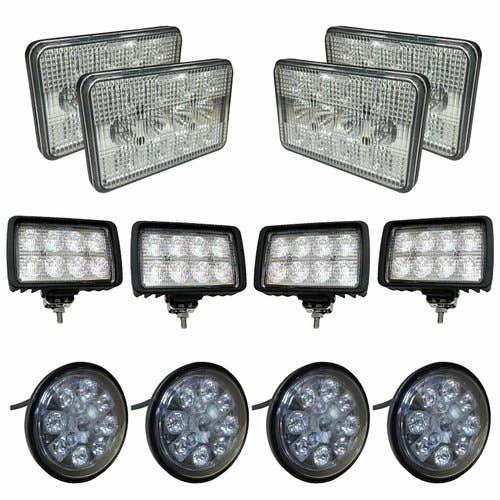 169398 | Complete LED Conversion Light Kit | John Deere 9100 9200 9300 9300 9300T 9400 9400T |  | RE65423 | RE65223 | RE68473 | RE336111 | RE46298 | AF3892R | AR25451 | RE285628 | RE561116 | RE561117