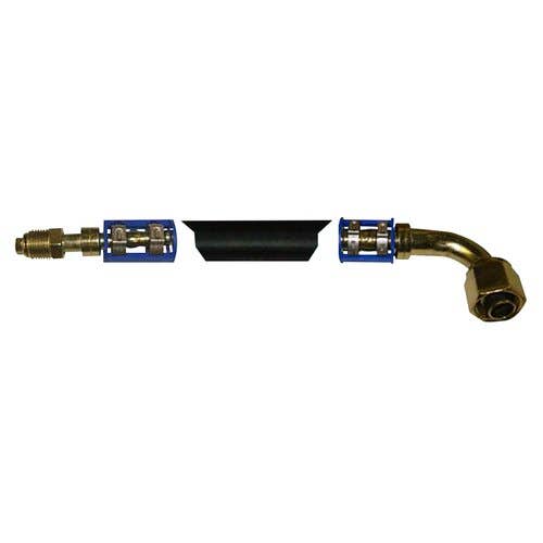 151300 | Condenser to Receiver Drier Hose - All Rubber | John Deere 4920 8120 8120T 8220 8220T 8320 8320T 8420 8420T 8520 8520T |  | RE218420