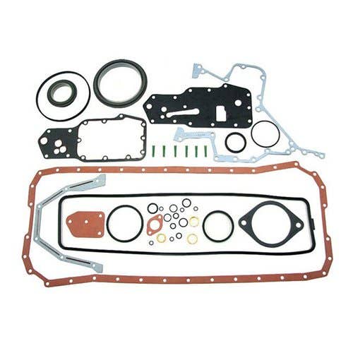 166855 | Conversion Gasket Set | Allis Chalmers 8745 8765 8785 | AGCO RT95 RT115 RT145 | Case 40XT 60XT 70XT 1840 1845C | Case IH Patriot 3150 8840 | Cummins 6TA-590 | White 6410 6710 6810 |  | 3802980 | J800833 | 3800487 | 3800833