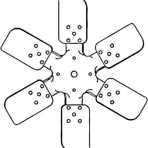 Cooling Fan - 6 Blade Pusher fits Ford 501 600 601 611 620 621 630 631 640 641 650 651 700 701 800 801 861 900 901 2000 2120 4000 4130 4140 JE8600A Cooling Fan - 6 Blade Pusher fits Ford 501 600 601 611 620 621 630 631 640 641 650 651 700 701 800 801 861 900 901 2000 2120 4000 4130 4140 JE8600A