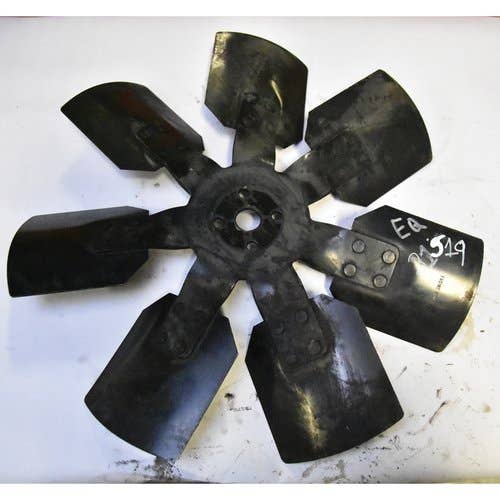 Used Cooling Fan - 7 Blade fits New Holland C185 LS180B LS185B LS190B LT185B LT190B C190 L185 L190 L180 fits Case 420 430 435 440 445 450CT 450 465 