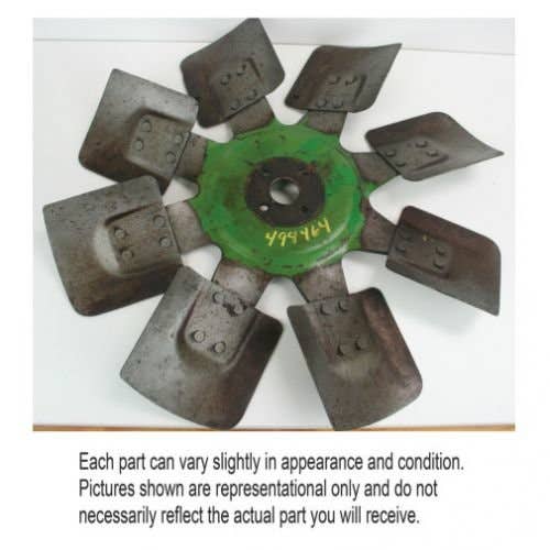 498464 | Cooling Fan - 8 Blade | John Deere 340D 340D 440C 440C 440D 448D 540B 540B 540D 548D 548D 670A 670A 670B 670B 672A 672A 672B 672B 693B 770 770 770A 770A 770AH 770B 770B 772A 772A 772AH 772AH 4240 4240S 4350 4430 4440 4630 |  | AR85892 | AR62052