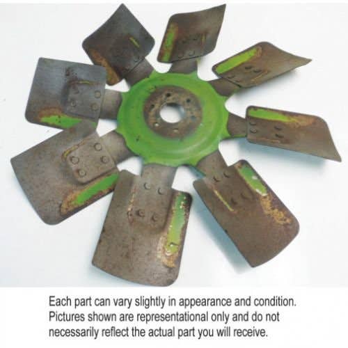 Used Cooling Fan - 8 Blade fits John Deere 4640 4840 9940 AR85893 Used Cooling Fan - 8 Blade fits John Deere 4640 4840 9940 AR85893