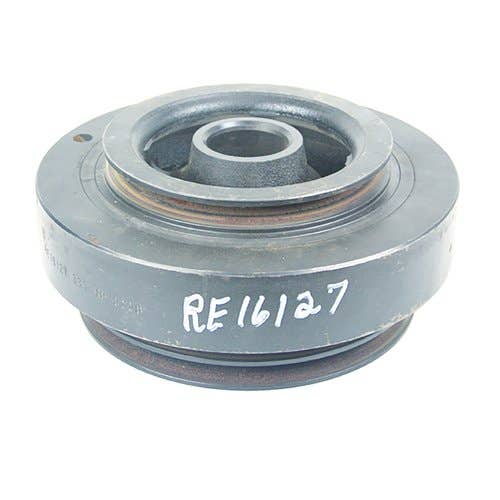 Used Crankshaft Pulley with Dampener fits John Deere 8560 8570 RE16127