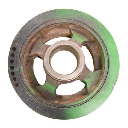 437346 | Crankshaft Pulley With Dampener | John Deere 6105 6125 6135 6650 6750 6850 6950 7200 7300 7400 7500 9100 9120 9200 9220 9300 9300 9300T 9320 9320T 9400 9400T 9420 9420T 9520 9520T 9620 9620T 9860 STS |  | RE505520