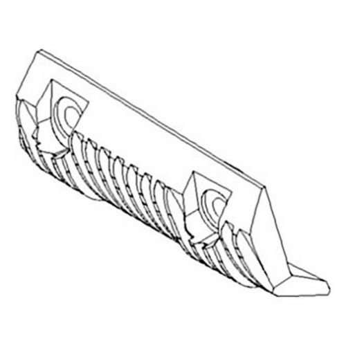 119261 | Cylinder Rasp Bar Kit | Trailing - Left Hand | New Holland CR970 CR9070 CR9080 |  | 84050519