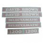 100521 | David Brown Decal Set | 1200 Selectamatic Hoods | Vinyl | Case 1200 | 100521 | David Brown Decal Set | 1200 Selectamatic Hoods | Vinyl | Case 1200 |