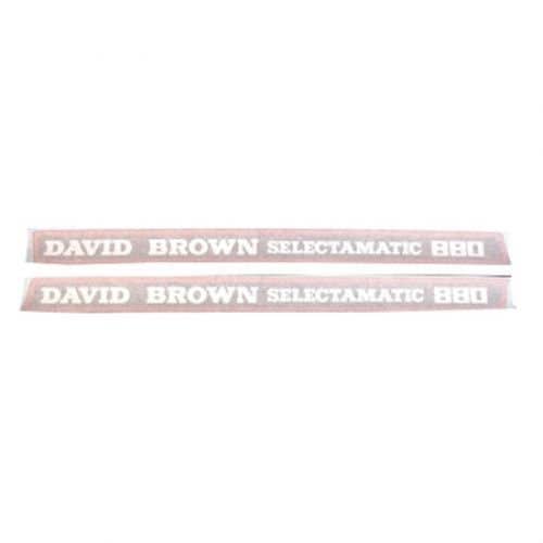 100519 | David Brown Decal Set | 880 Selectamatic Hoods | Vinyl | David Brown 880 |