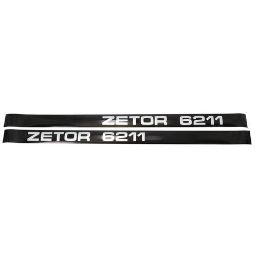 Decal Set fits Zetor 6211 70115318 Decal Set fits Zetor 6211 70115318