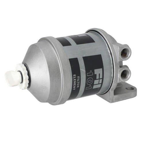 Diesel Fuel Filter Assembly - CAV type Metal Bowl less drain M14 Ports fits International 3043645R91 fits Massey Ferguson 135 165 175 1447072M91 Diesel Fuel Filter Assembly - CAV type Metal Bowl less drain M14 Ports fits International 3043645R91 fits Massey Ferguson 135 165 175 1447072M91