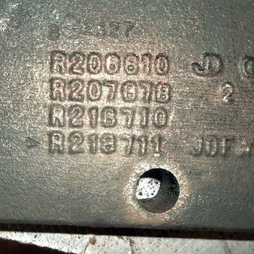 402739 | Differential Cover | John Deere 9230 9330 9360R 9370R 9410R 9420R 9430 9470R |  | R218711 | R206610