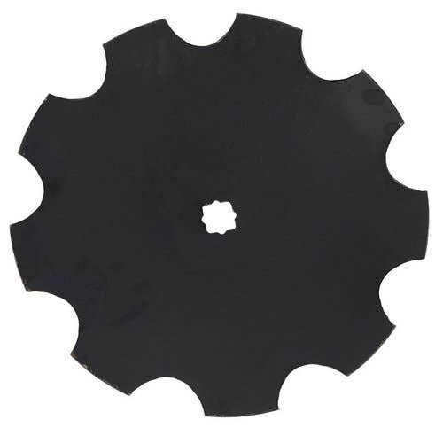 158715 | Disc Blade | 18" | Notched Edge | 7 Gauge | 1-1/8" Square x 1-1/4" Square Axle |  | 491 | 18070317N
