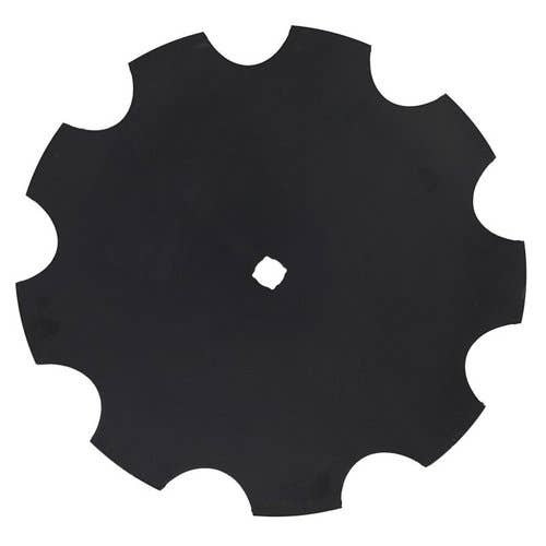 158714 | Disc Blade | 18" | Notched Edge | 9 Gauge | 7/8" Square x 1" Round |  | 565 | 18090107N