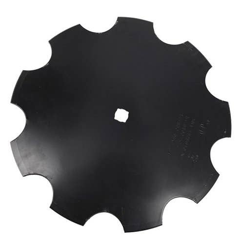 158714 | Disc Blade | 18" | Notched Edge | 9 Gauge | 7/8" Square x 1" Round |  | 565 | 18090107N