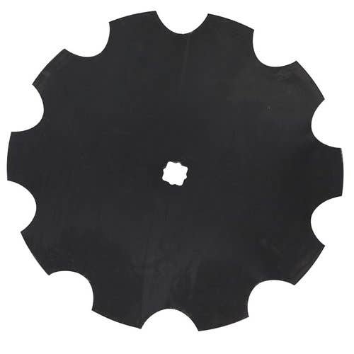 158717 | Disc Blade | 20" | Notched Edge | 3/16" Thickness | 1-1/8" Square x 1-1/4" Square Axle |  | 827875 | 20360317N