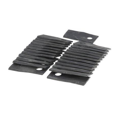 189307 | Disc Mower Blade - Left Hand | 25 Pack | John Deere 240 260 260 1320 1326 | Kuhn GMD44 GMD55 GMD66 GMD77 | New Holland 442 452 462 |  | CC20500 | 561.512.10 | 766726 | PMLBL0009 | PMLBL0091