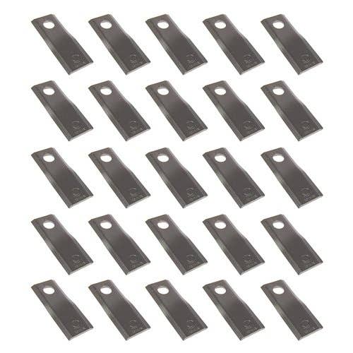 Disc Mower Blade - Right Hand.Type 9 25 Pack fits John Deere 1320 1326 270 CC21781 fits New Holland 442 462 76N226 fits Gehl 125446 fits Kuhn 56451300 Disc Mower Blade - Right Hand.Type 9 25 Pack fits John Deere 1320 1326 270 CC21781 fits New Holland 442 462 76N226 fits Gehl 125446 fits Kuhn 56451300