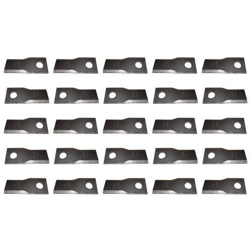 Disc Mower Knives Type 5 Top Bevel 11° Twist Clockwise Rotation 25 Pack fits John Deere 930 535 990 CC26781 E80208 fits Massey Ferguson Disc Mower Knives Type 5 Top Bevel 11° Twist Clockwise Rotation 25 Pack fits John Deere 930 535 990 CC26781 E80208 fits Massey Ferguson