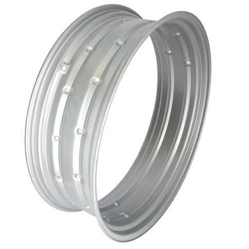 103734 | Double Bevel Rear Rim - 12" x 38" | Silver Mist |