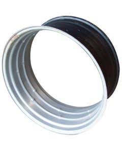 103740 | Double Bevel Rear Rim - 18" x 38" | Silver Mist |