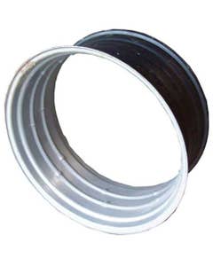 104195 | Double Bevel Rear Rim - 18" x 42" | Silver Mist |
