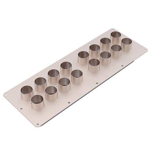 Romafa® Stainless Steel Double Shoot Air Plenum fits John Deere 1900 1910 1910 AA48322