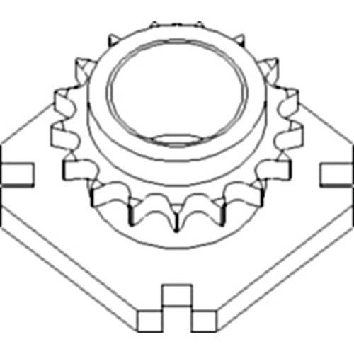 164191 | Drive Sprocket | Cornhead | John Deere 493 494 592 693 693 694 893 894 1092 1243 1290 1291 1293 |  | AH143227